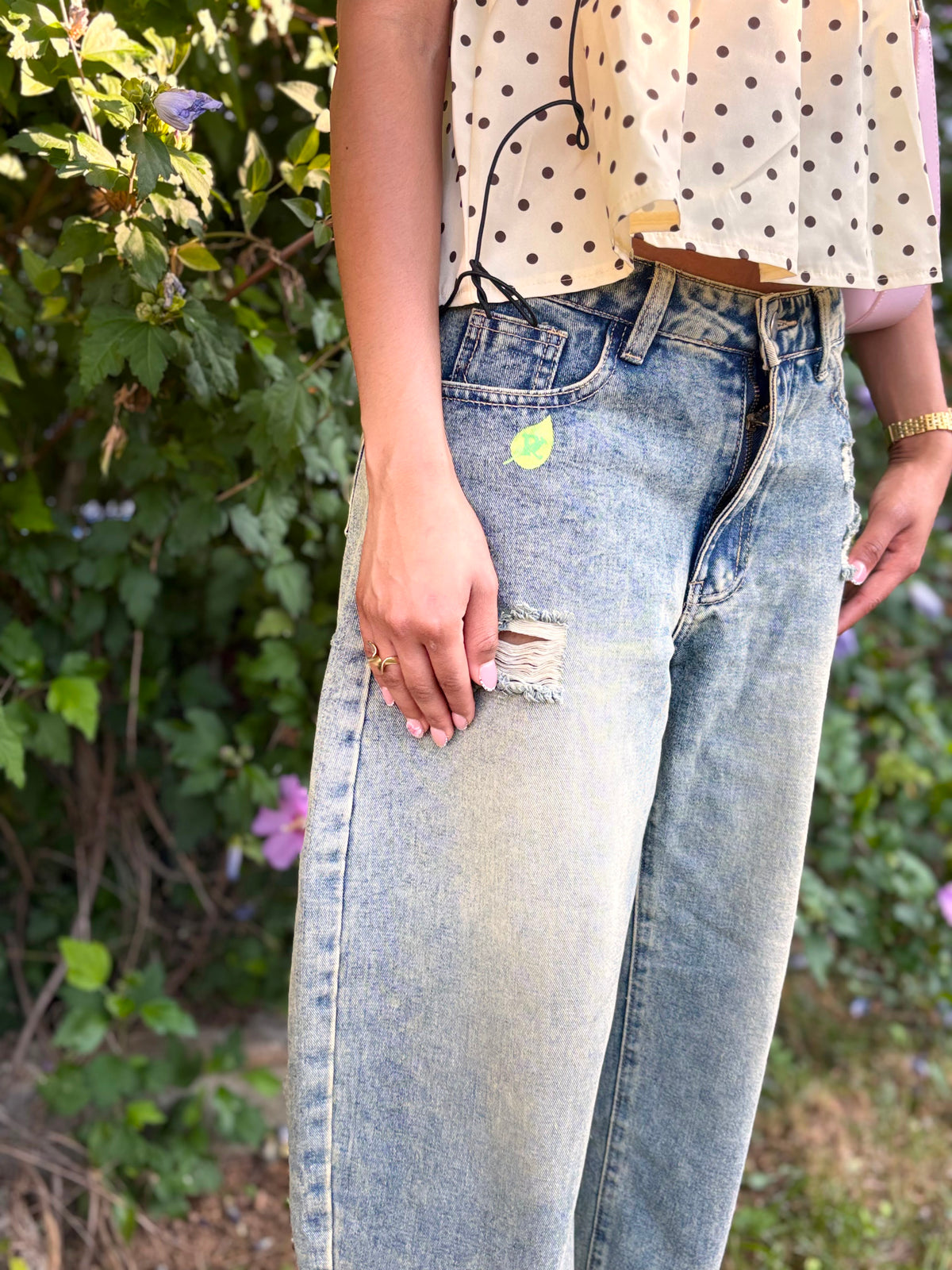Popolon Wide Leg Denim