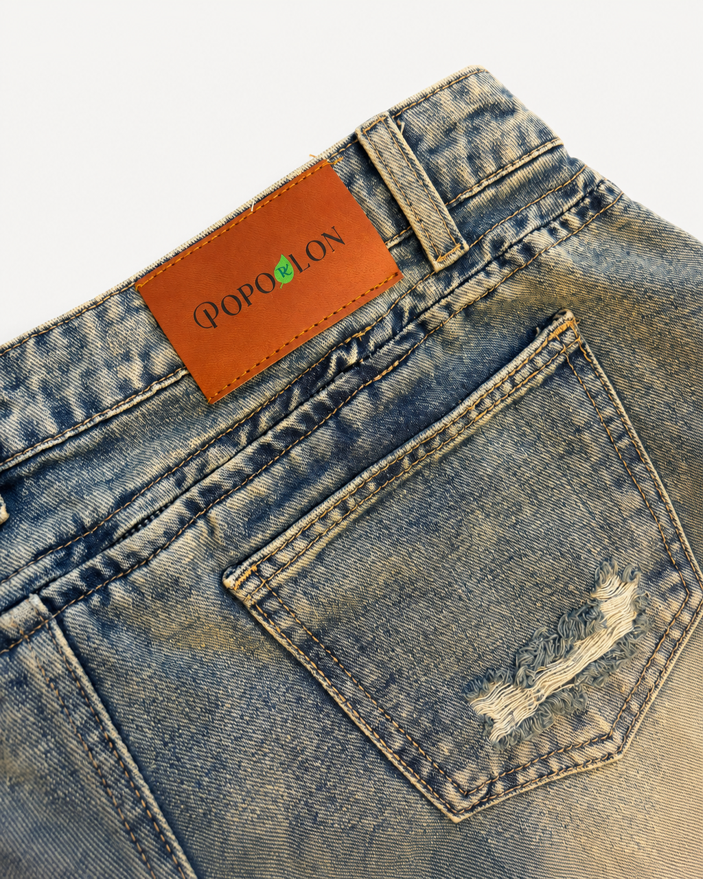 Popolon Wide Leg Denim
